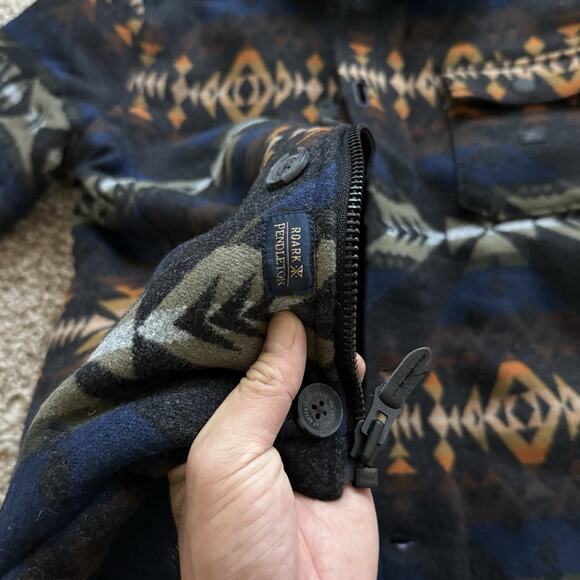 NWT $450 Roark x Pendleton Axeman Southwest Aztec Wool Jacket Coat Men’s Size L - Picture 12 of 16